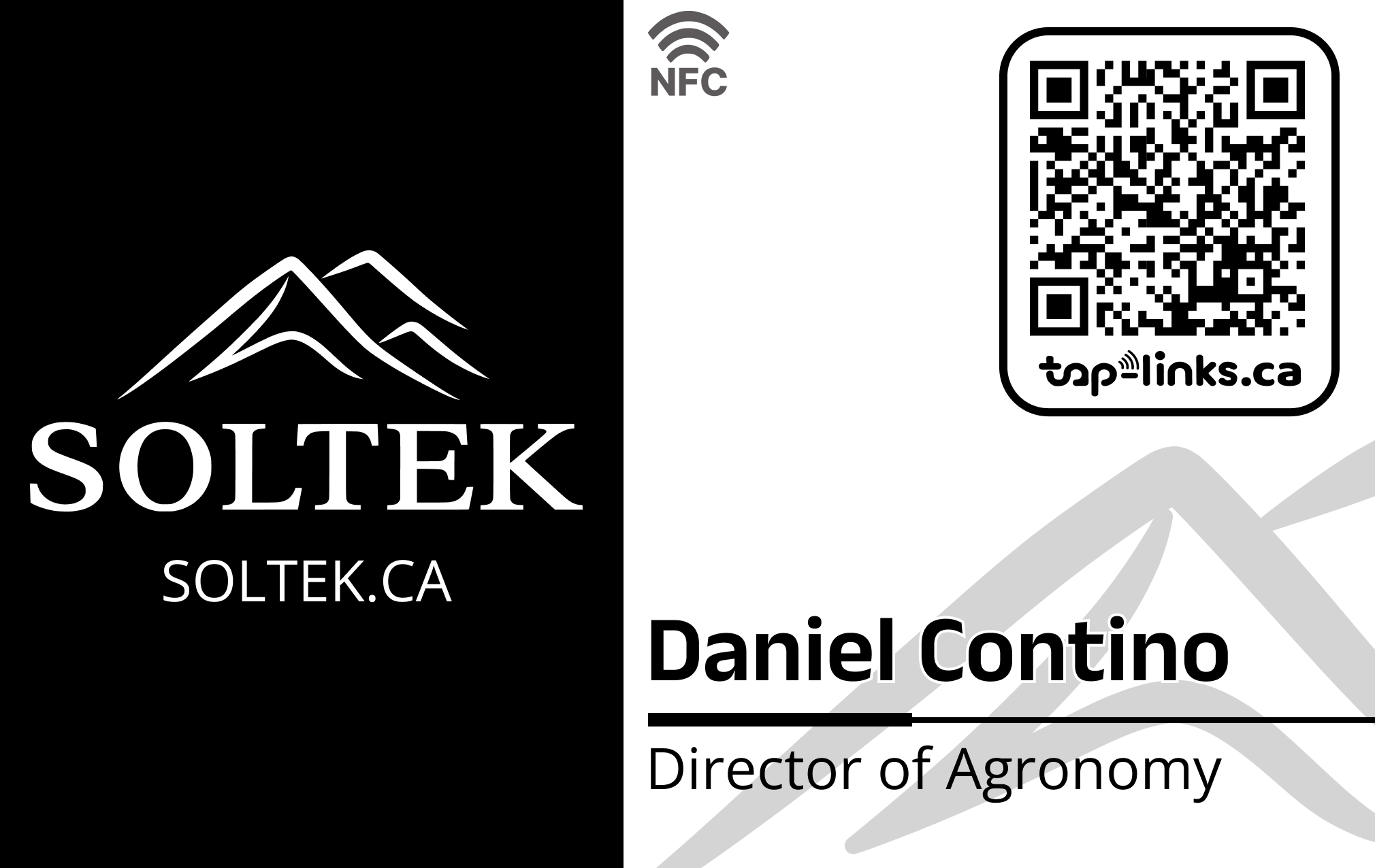 Carte professionnelle de Daniel Contino