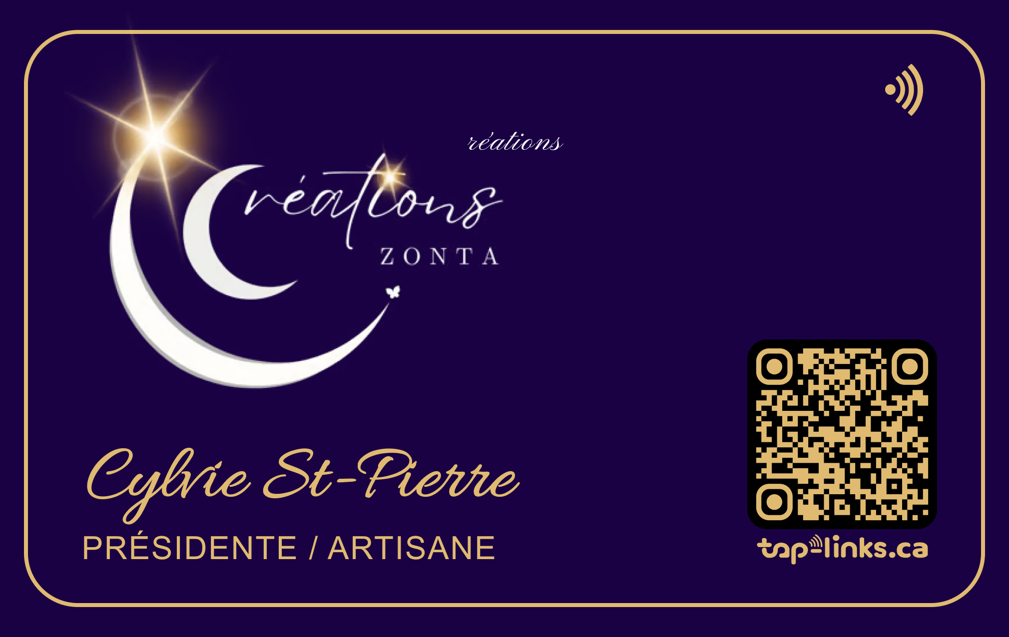 Carte professionnelle de Cylvie St-Pierre
