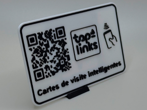 Carte 3D NFC & QR Tap-Links