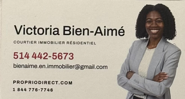 Carte papier de Victoria Bien-Aimé